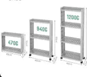 SmartSpace Mobile Kitchen Cart