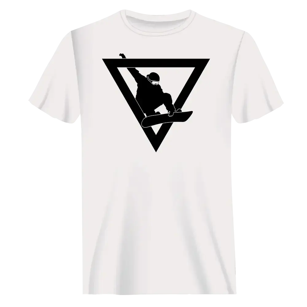 Snowboarder Geometry T-Shirt for Men