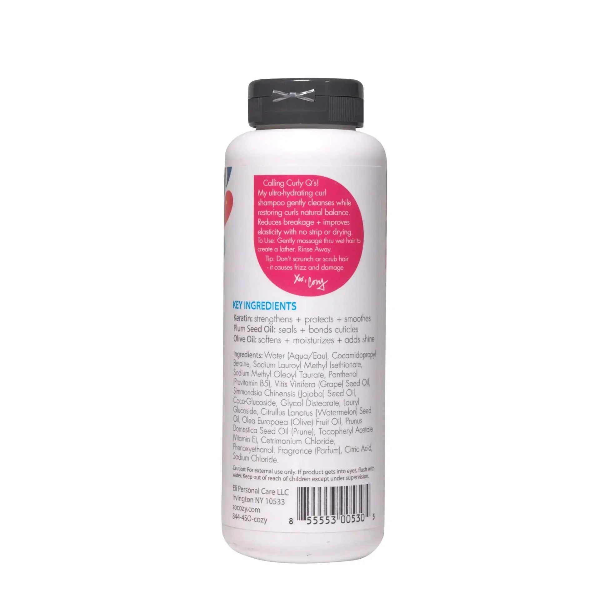 SoCozy Kids Curl Shampoo | Ultra-Hydrating Cleanser | No Synthetic Colors or Dyes