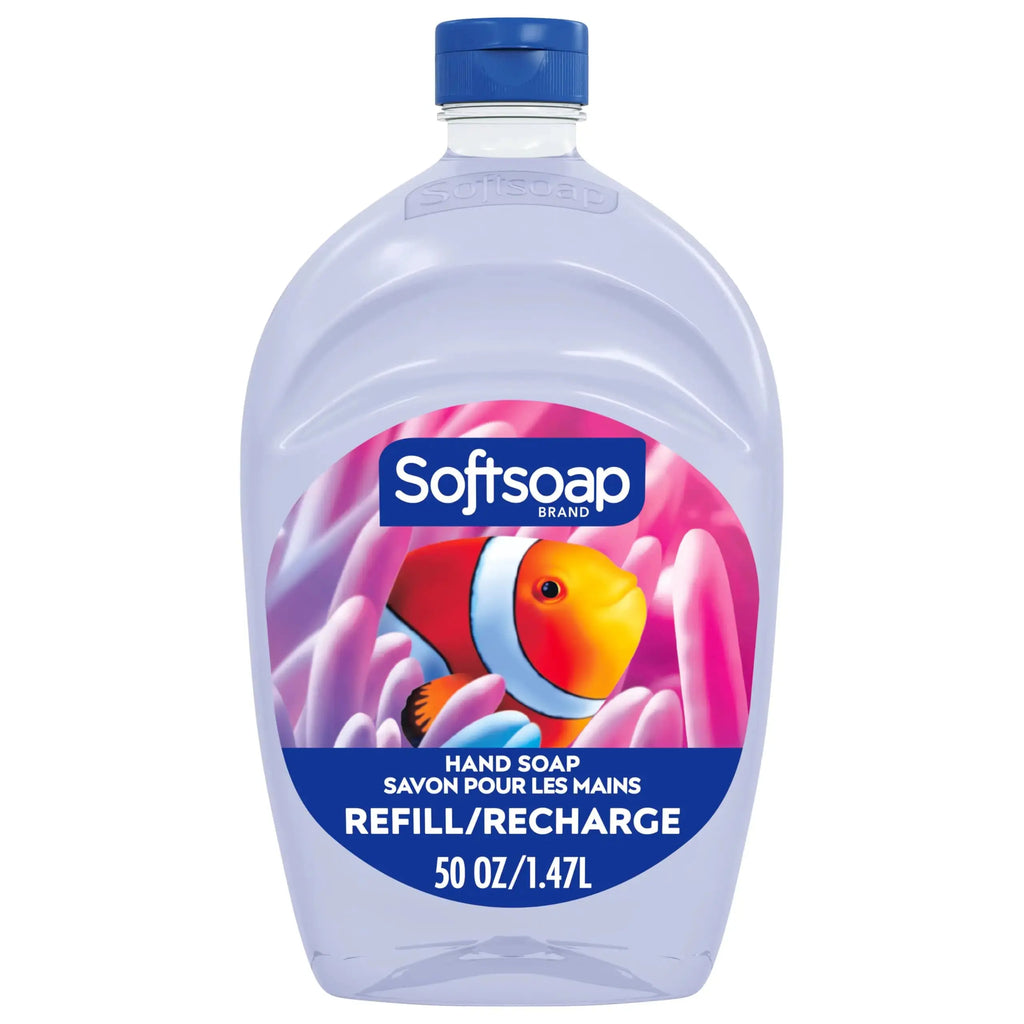 Softsoap Clear Liquid Hand Soap Refill - Refreshing Clean Scent - Aquarium Series