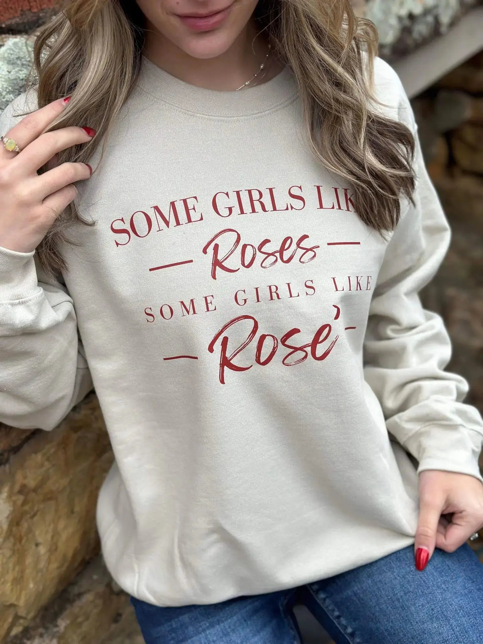 Some Girls Like Roses Sweatshirt