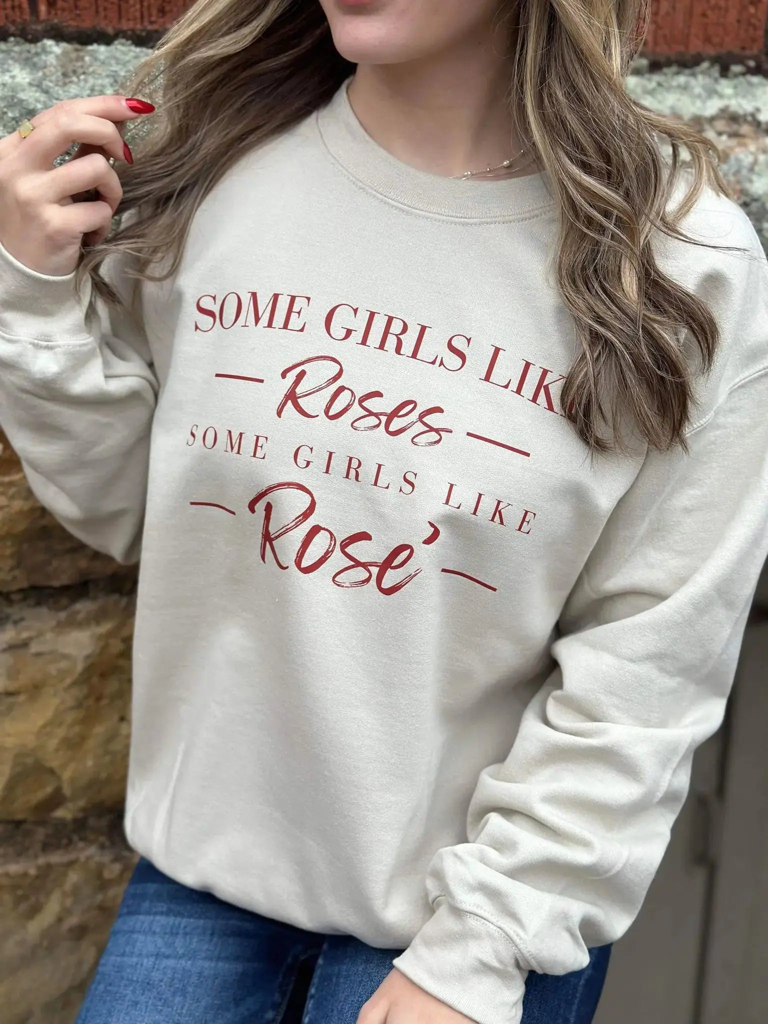 Some Girls Like Roses Sweatshirt