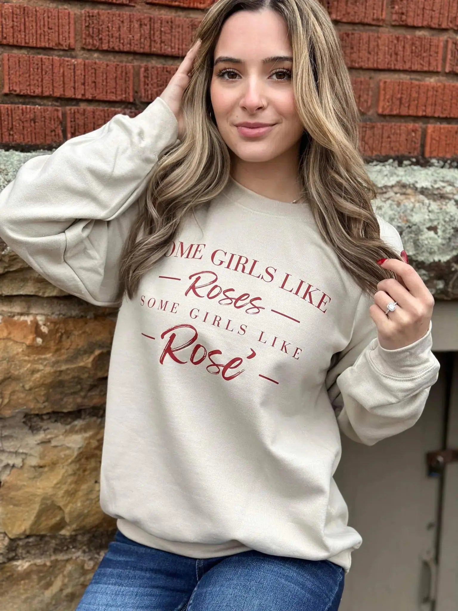 Some Girls Like Roses Sweatshirt