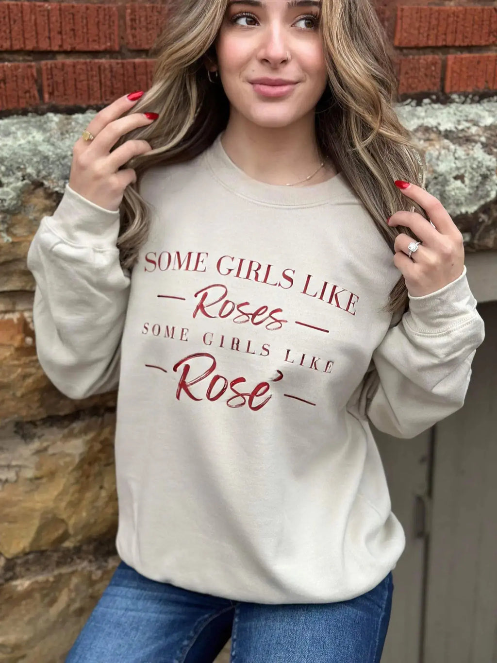 Some Girls Like Roses Sweatshirt