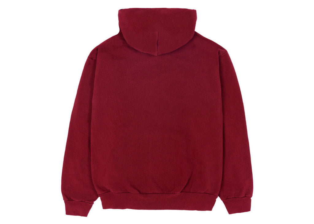 Sp5der Logo Hoodie Maroon
