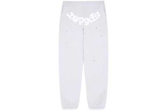 Sp5der OG Web Hoodie and Sweatpants Heather Grey (SET)