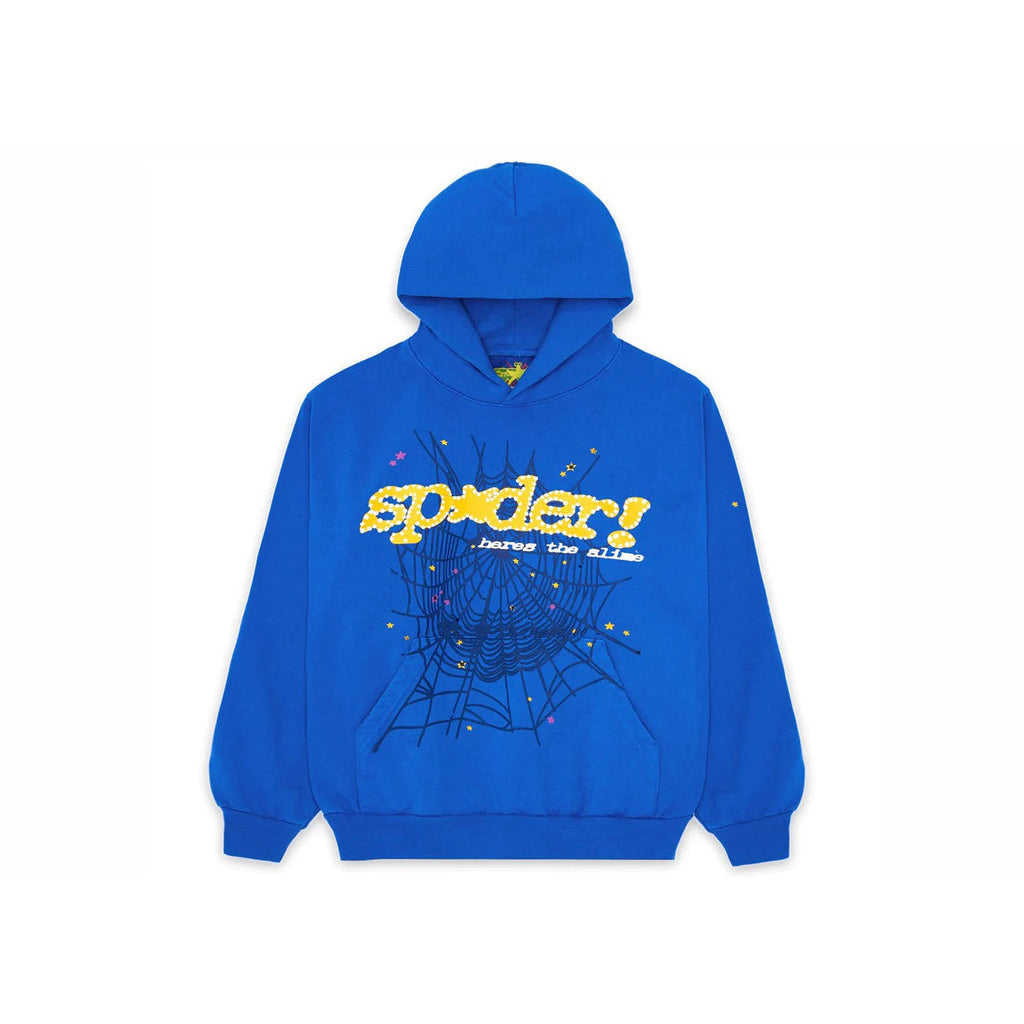 Sp5der TC Hoodie Blue