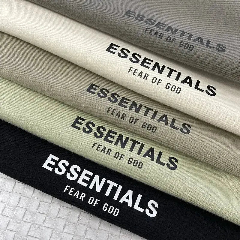 Ss21 Summer Essentials T-Shirt High Street Loose Men and Women Hip-Hop Style 100% Cotton Quality Oversized Sport T-Shirt