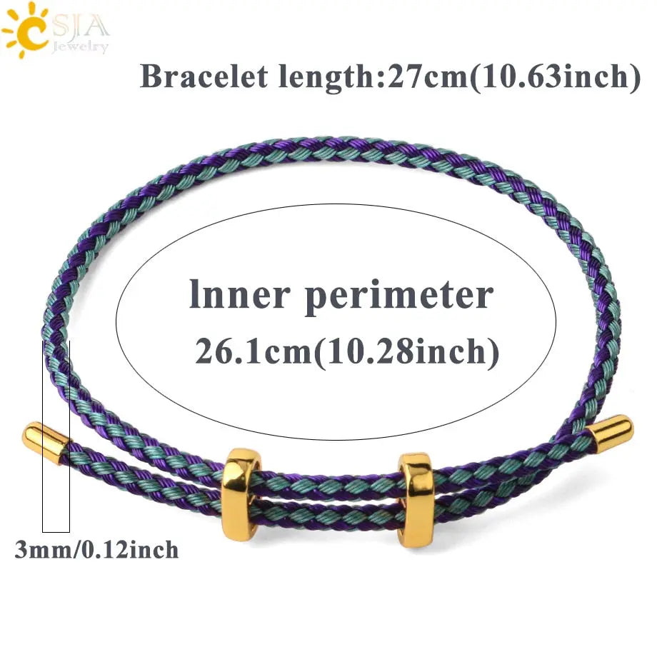 Stainless Steel Thread String Bracelet
