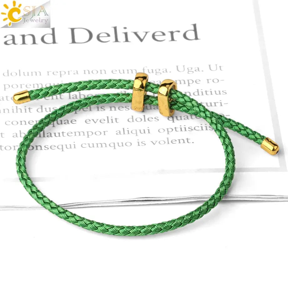 Stainless Steel Thread String Bracelet