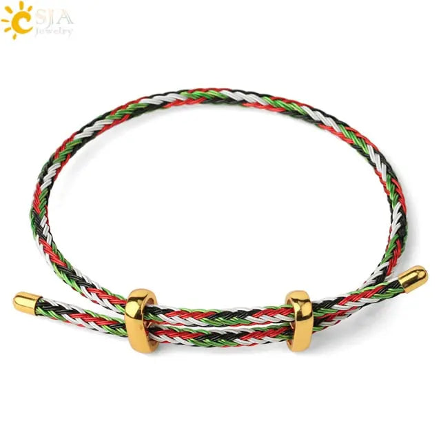 Stainless Steel Thread String Bracelet