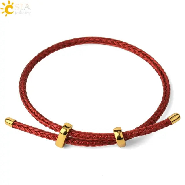 Stainless Steel Thread String Bracelet