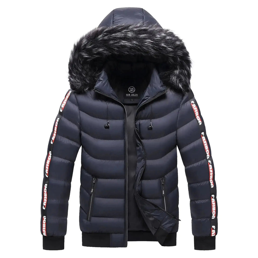 Stay Warm & Stylish with Our Men's Winter Hooded Jacket