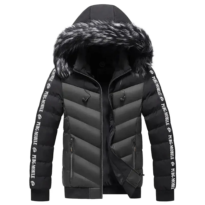 Stay Warm & Stylish with Our Men's Winter Hooded Jacket