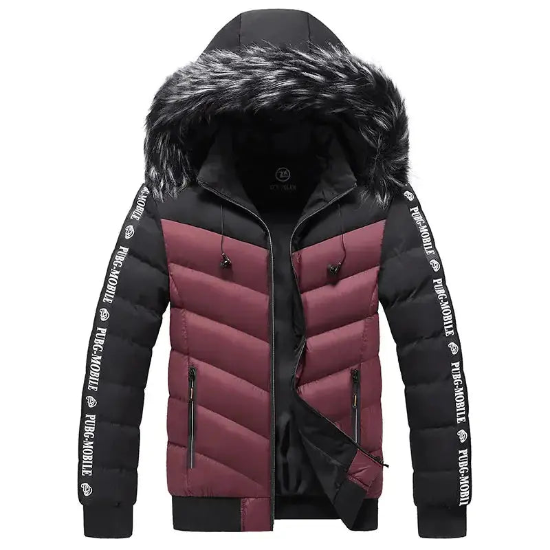 Stay Warm & Stylish with Our Men's Winter Hooded Jacket