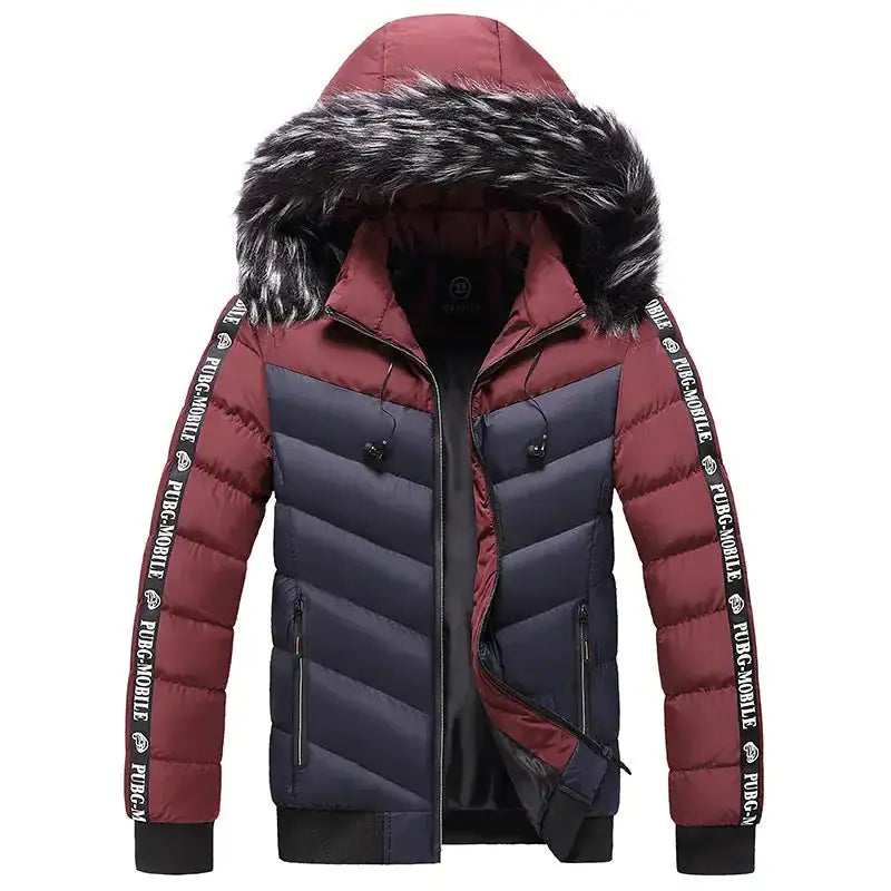 Stay Warm & Stylish with Our Men's Winter Hooded Jacket