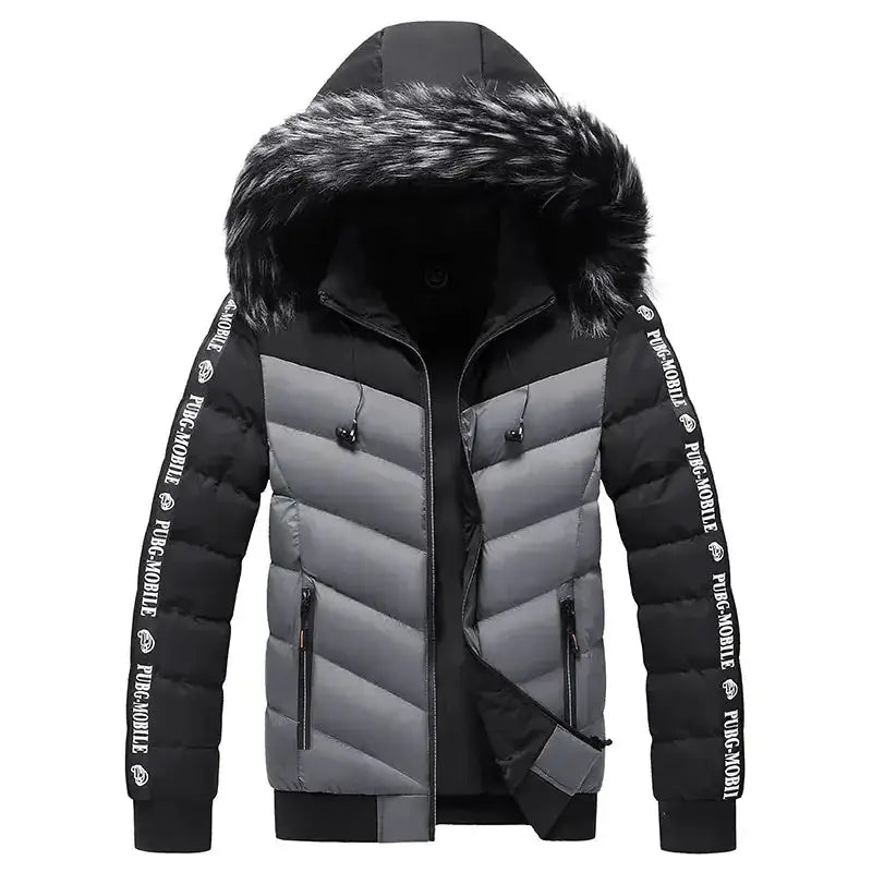 Stay Warm & Stylish with Our Men's Winter Hooded Jacket
