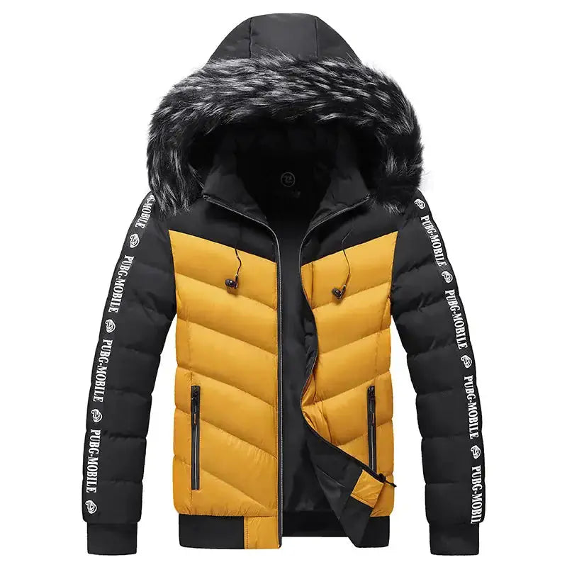 Stay Warm & Stylish with Our Men's Winter Hooded Jacket