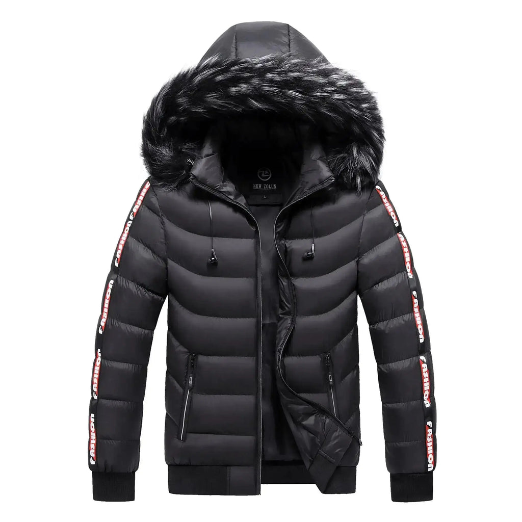 Stay Warm & Stylish with Our Men's Winter Hooded Jacket