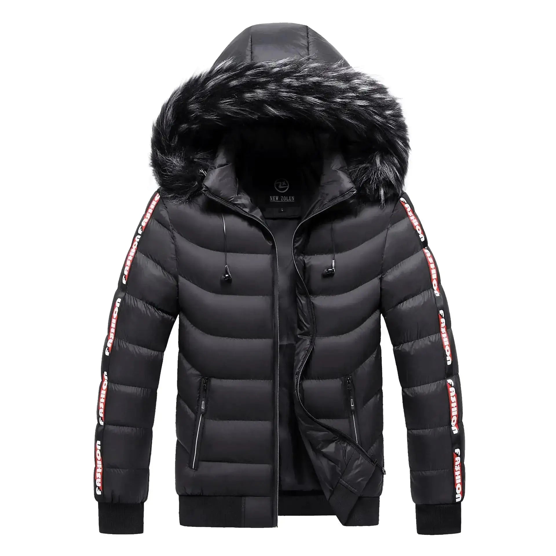 Stay Warm & Stylish with Our Men's Winter Hooded Jacket