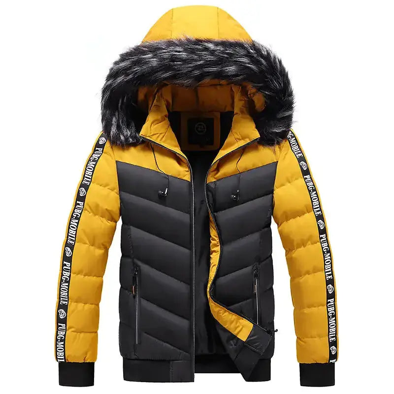 Stay Warm & Stylish with Our Men's Winter Hooded Jacket