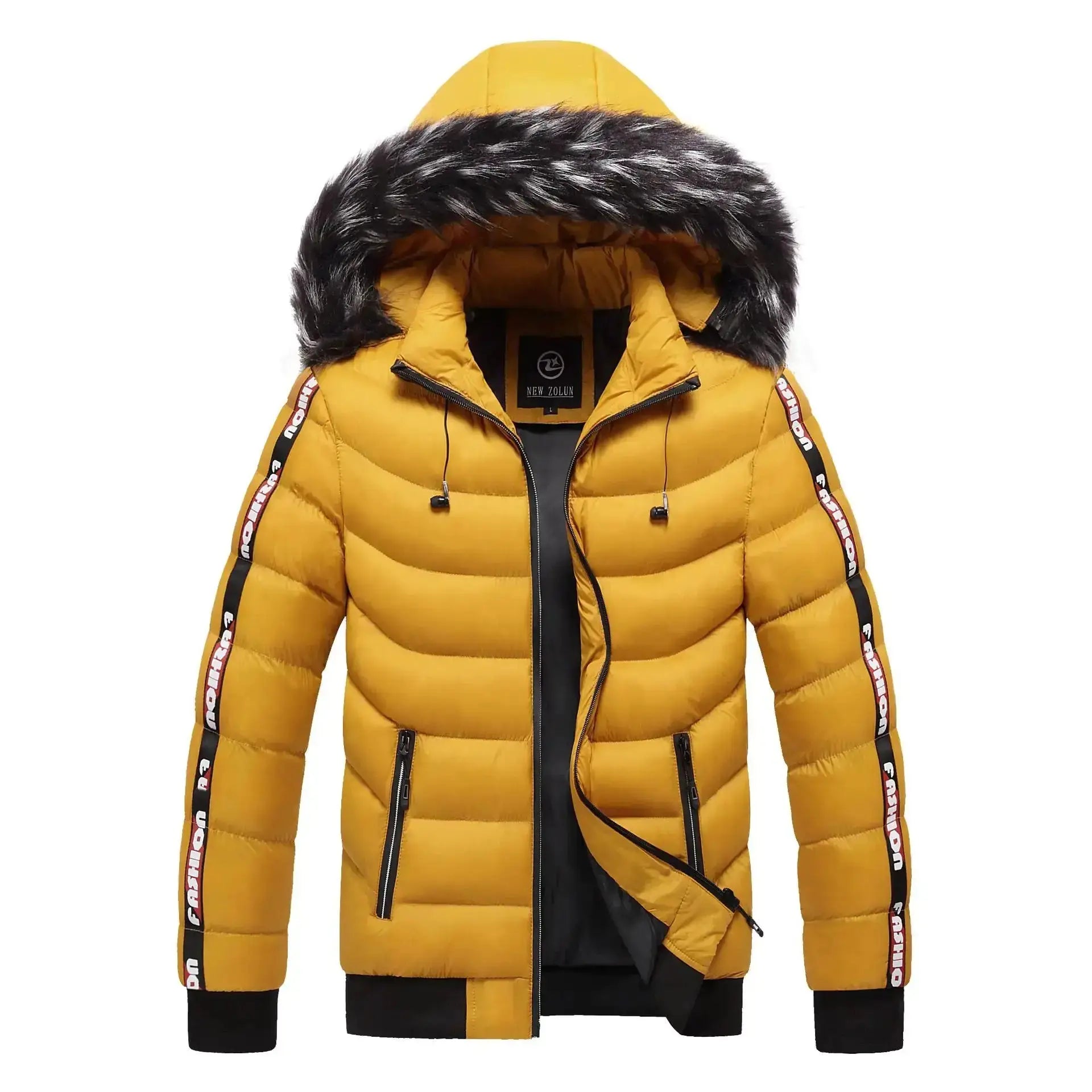 Stay Warm & Stylish with Our Men's Winter Hooded Jacket