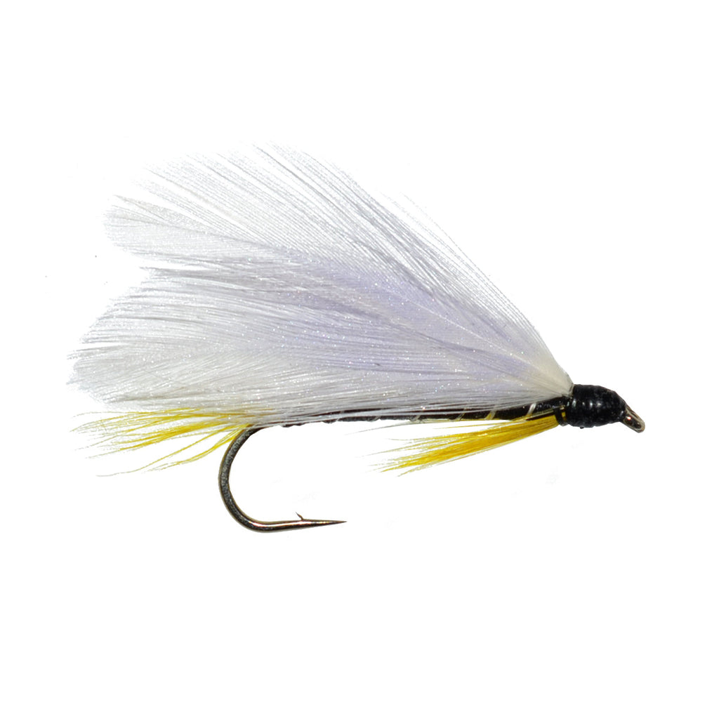Black Ghost Classic Trout and Bass Streamer Fly - Set of 12 - Hook Size 4