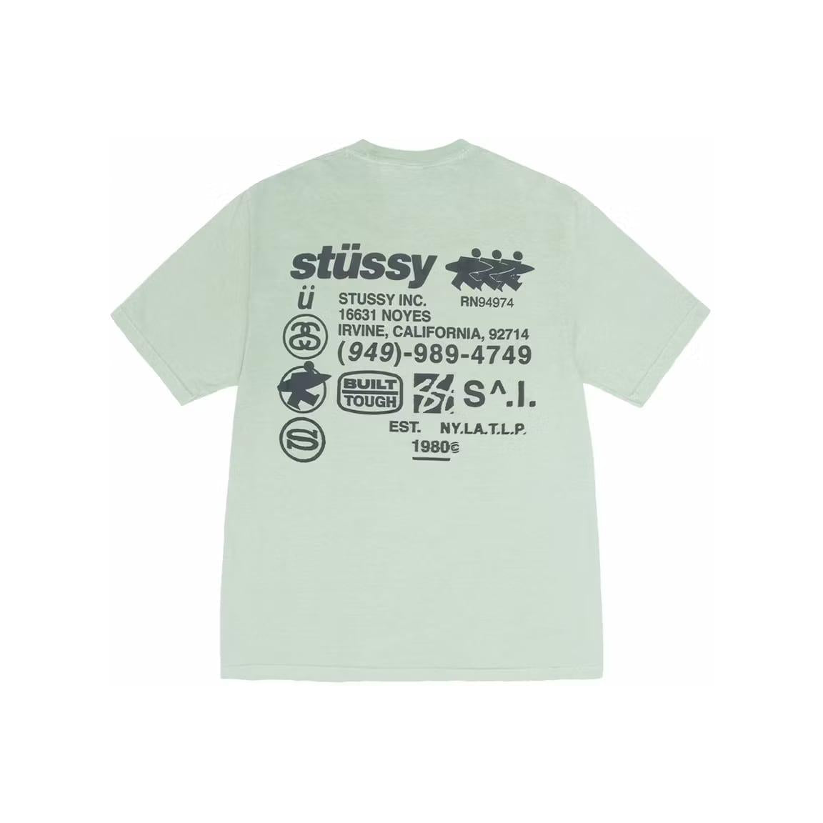 Stussy DNA Pigment Dyed Tee Granite