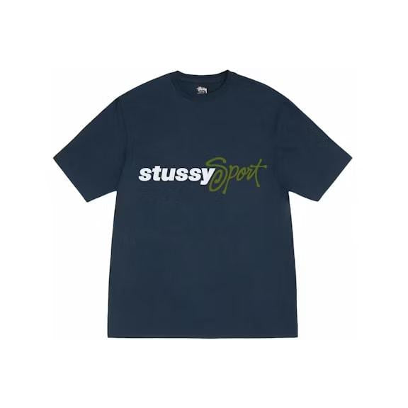 Stussy Sport Script Tee Navy