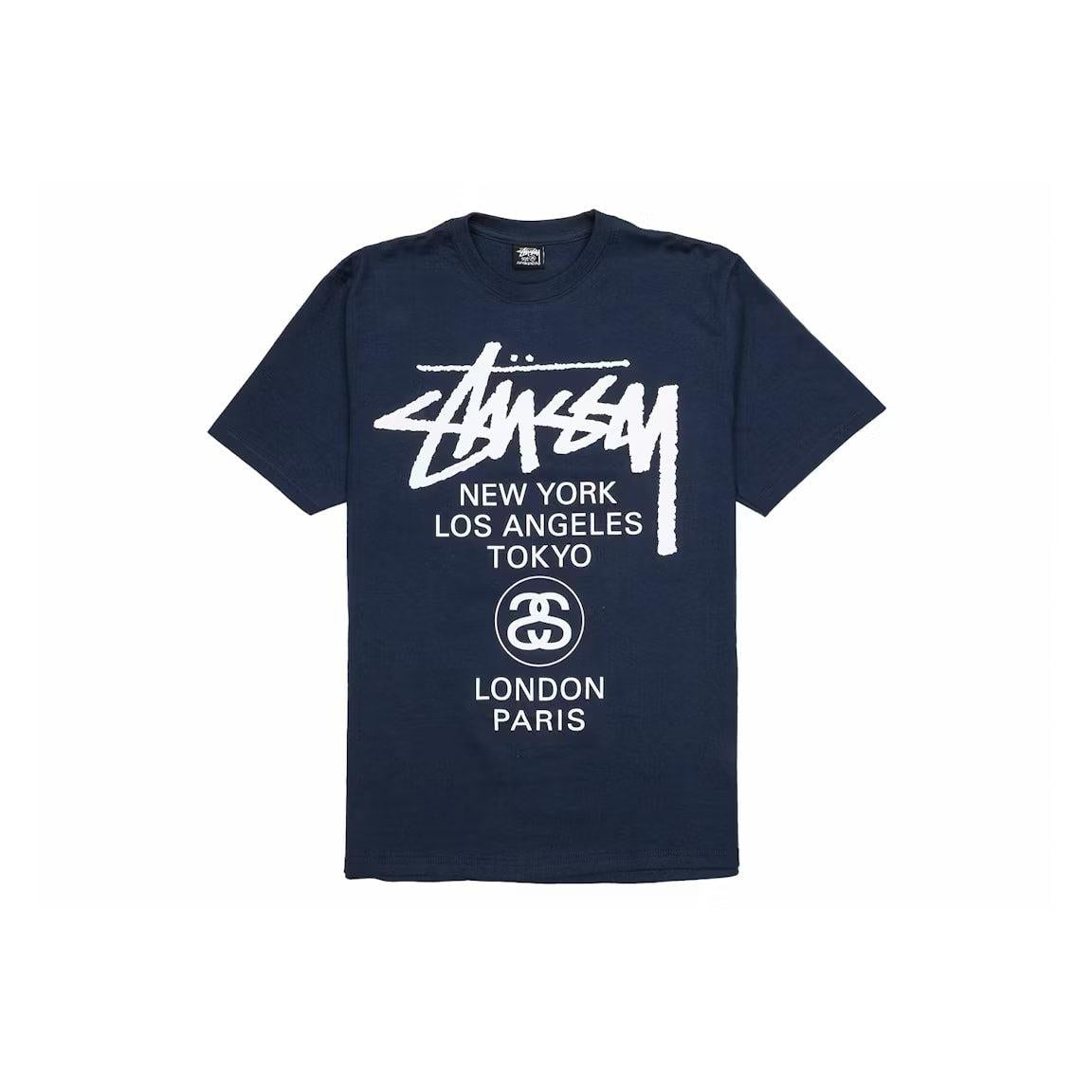 Stussy World Tour T-shirt Navy