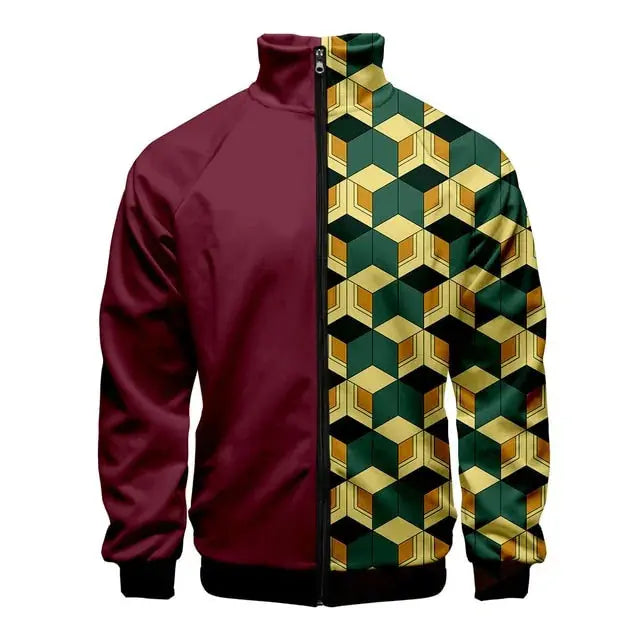 Stylish Cosplay Men’s Zipper Jacket – Perfect for Any Occasion