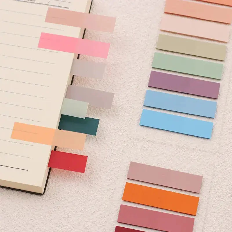 Stylish Morandi Index Tab Set - 200 Sheets