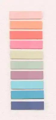 Stylish Morandi Index Tab Set - 200 Sheets