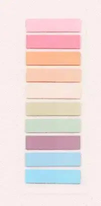 Stylish Morandi Index Tab Set - 200 Sheets