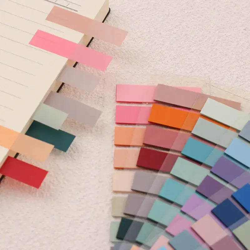 Stylish Morandi Index Tab Set - 200 Sheets