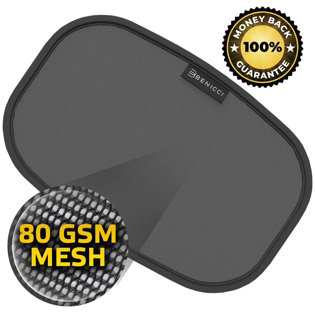 SunGuard Car Shade Kit - UV Blocking Set for Family Travel