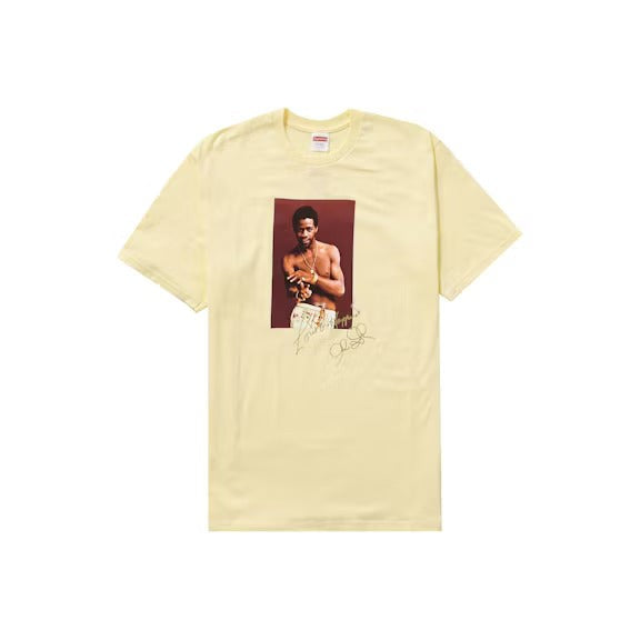 Supreme Al Green Tee Pale Yellow