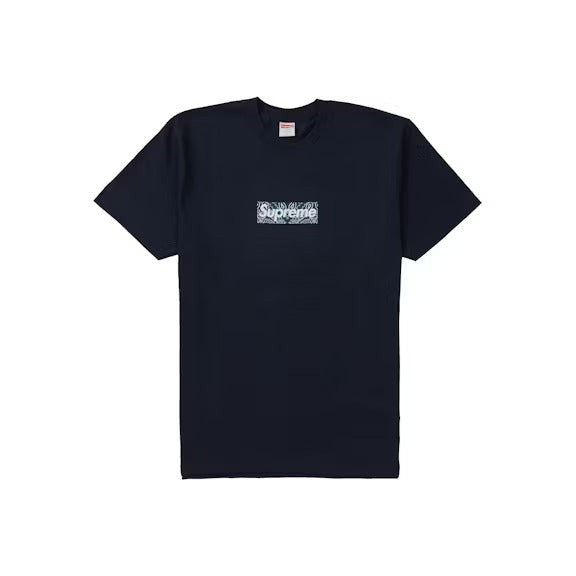 Supreme Bandana Box Logo Tee Navy