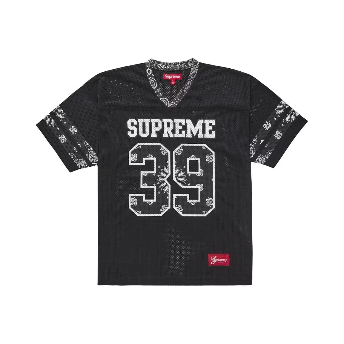 Supreme Bandana Football Jersey Black