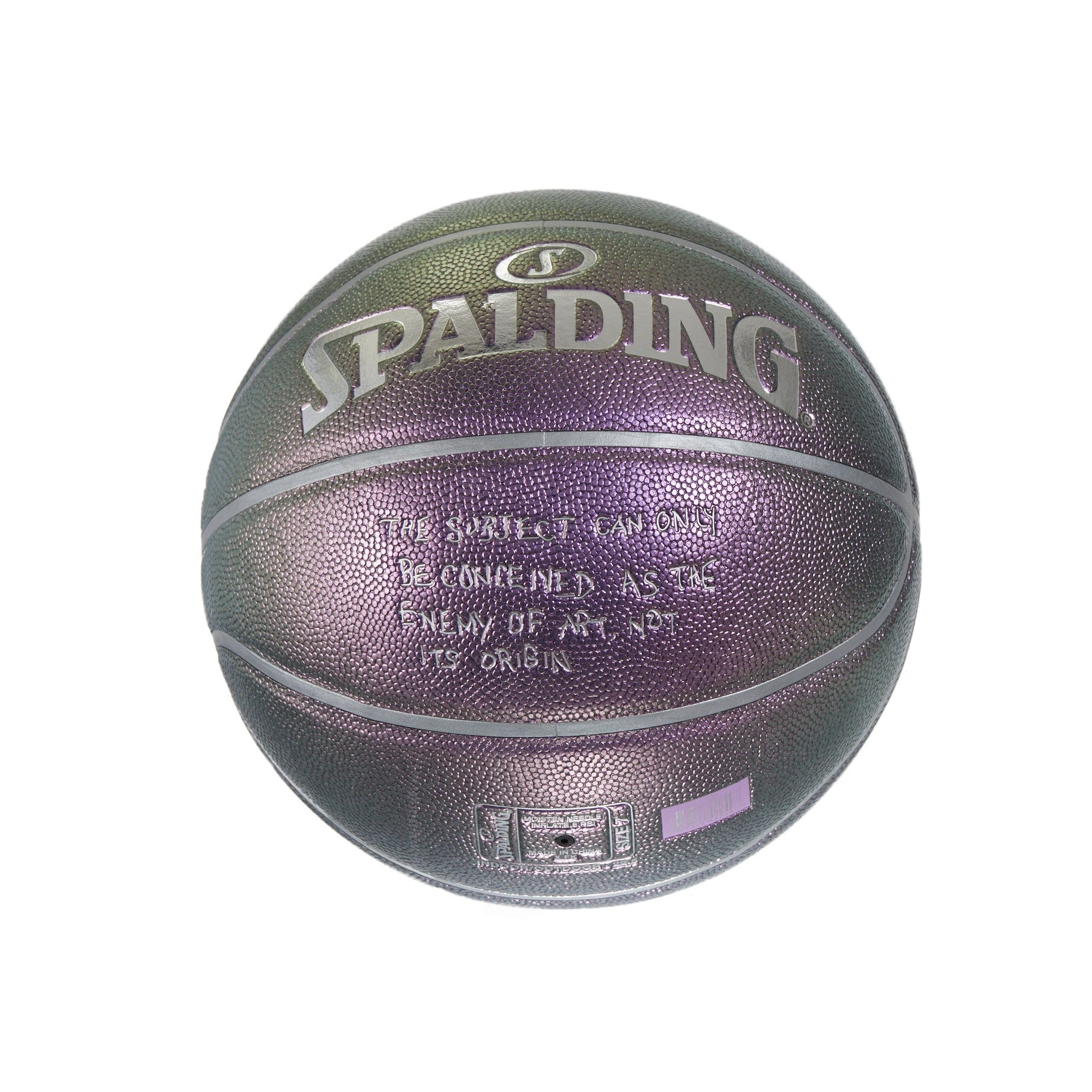 Supreme Bernadette Corporation Spalding Basketball Purple