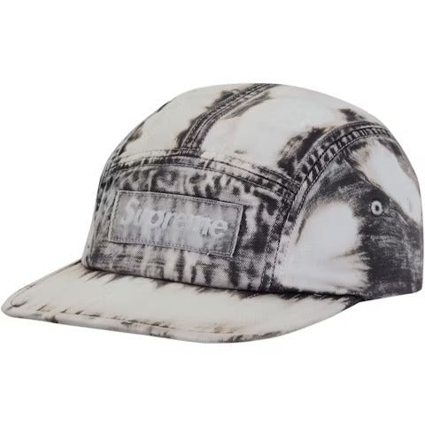 Supreme Bleached Chino Camp Cap Black