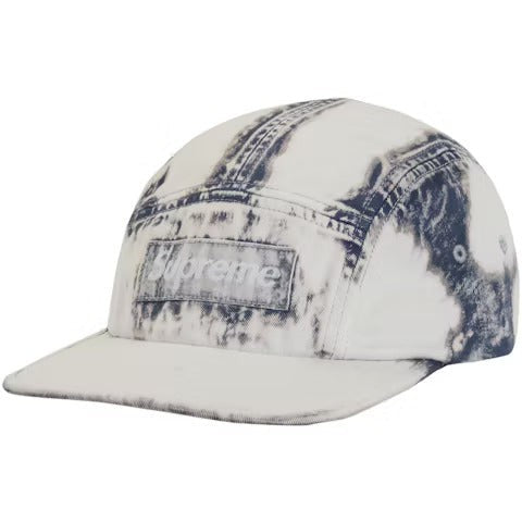 Supreme Bleached Chino Camp Cap Navy