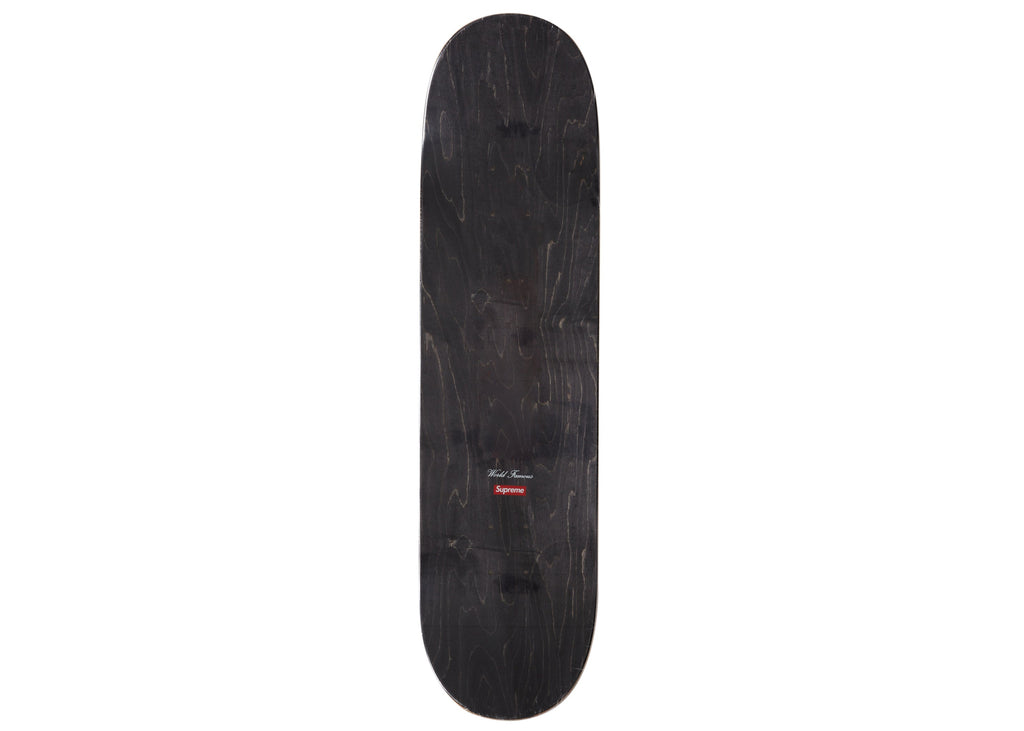 Supreme Bling Box Logo Skateboard Deck Platinum