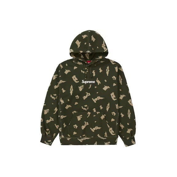 Supreme Box Logo Hooded Sweatshirt (FW21) Olive Russian Camo