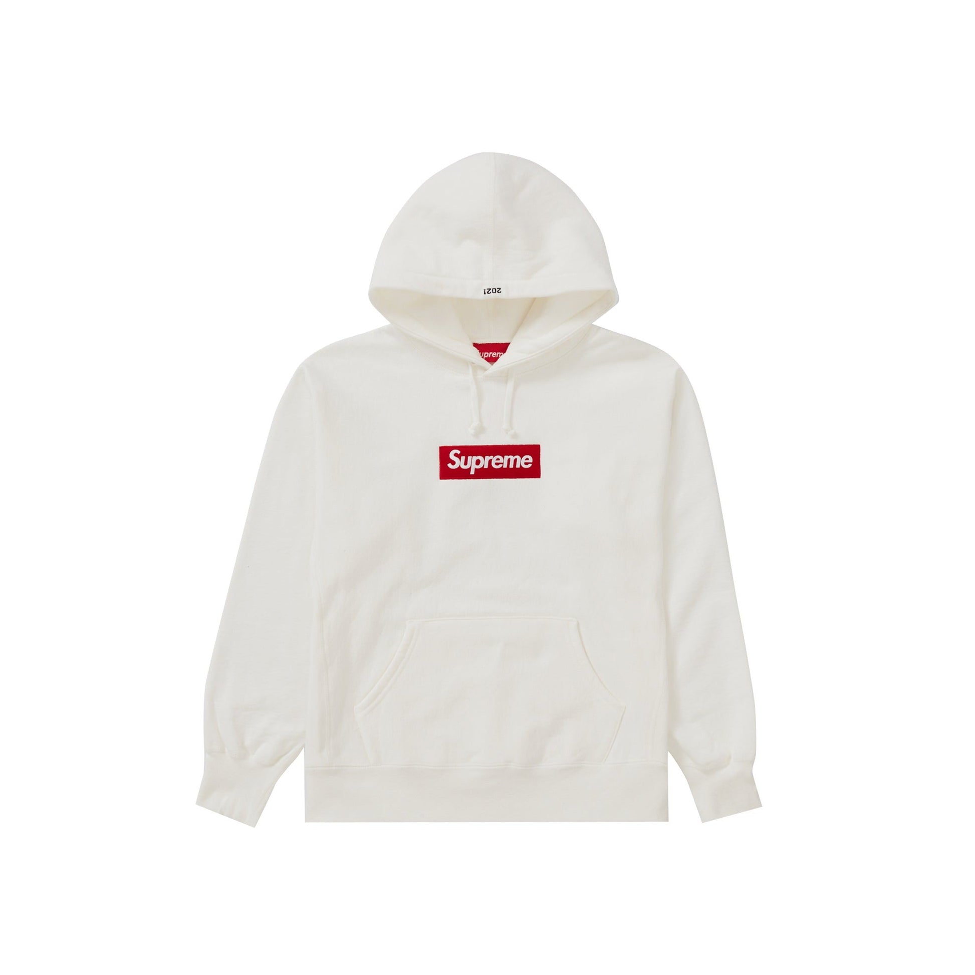 Supreme Box Logo Hooded Sweatshirt (FW21) White
