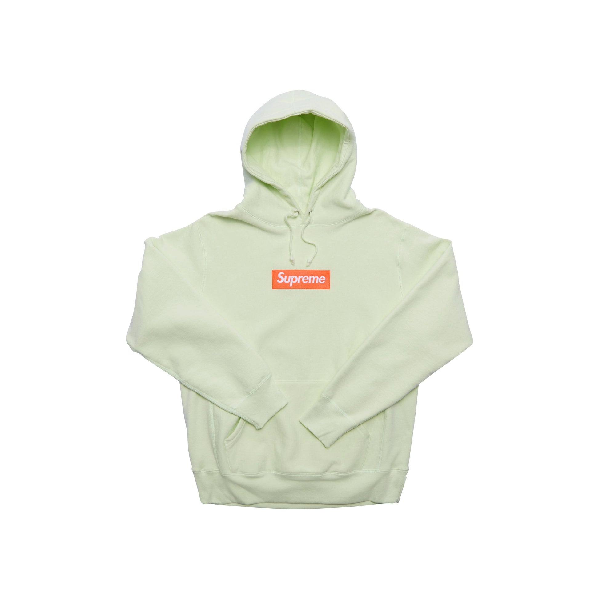 Supreme Box Logo Hooded Sweatshirt (FW17) Pale Lime