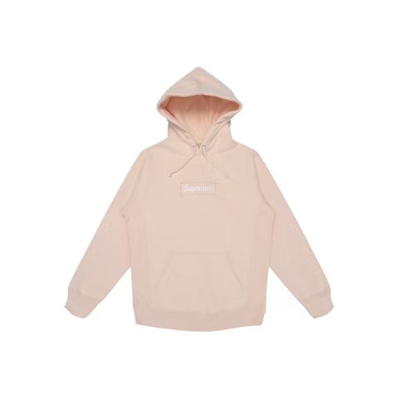 Supreme Box Logo Hoodie Peach