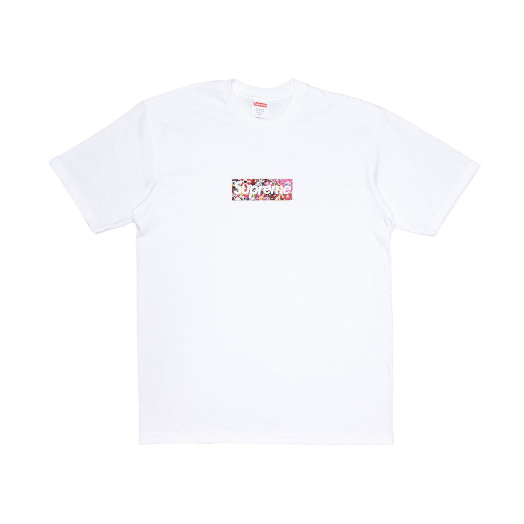 Supreme Takashi Murakami COVID-19 Relief Box Logo Tee White