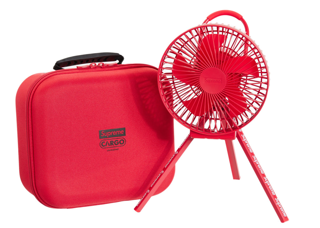 Supreme Cargo Container Electric Fan Red
