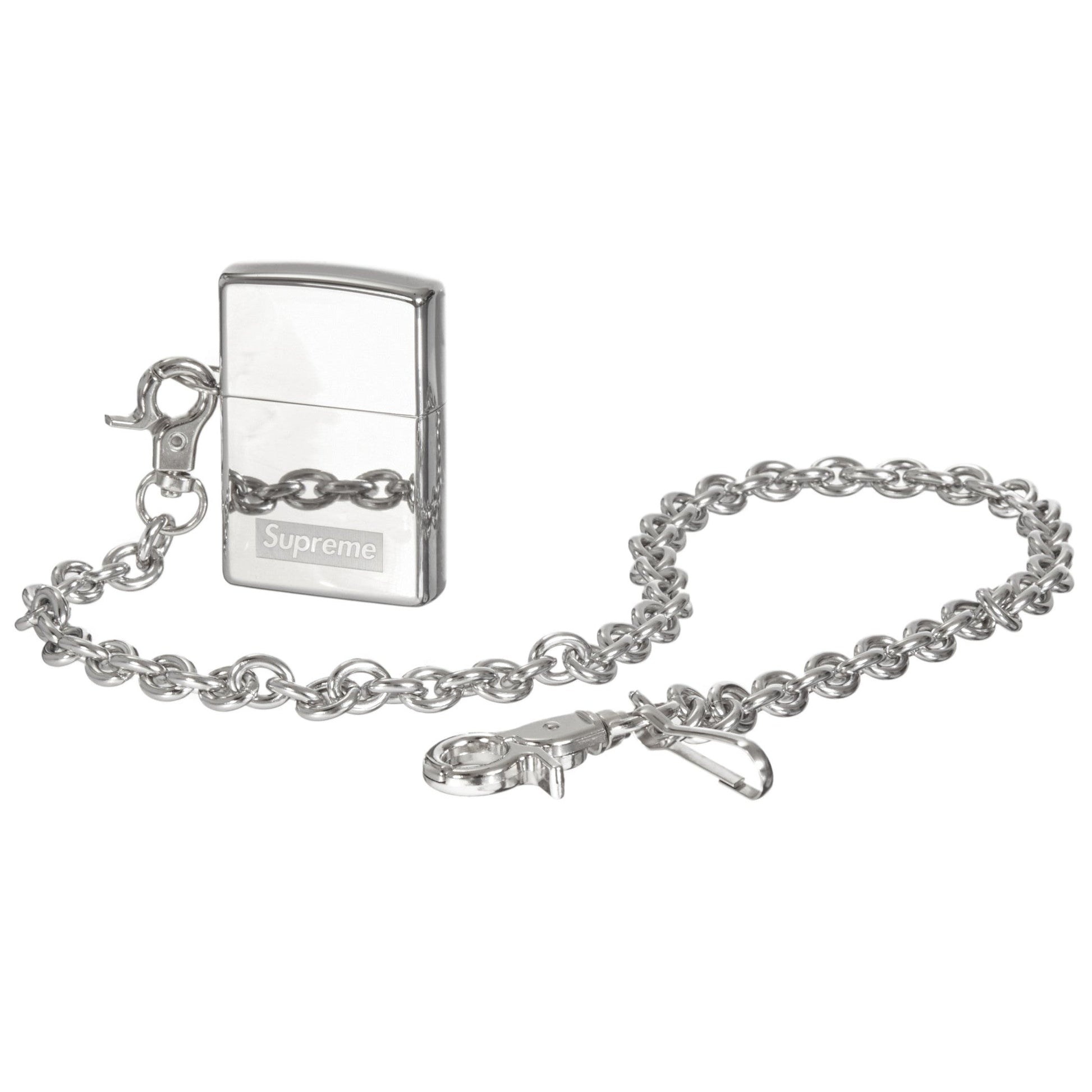 Supreme Chain Zippo Silver